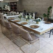 Mesa Mármol CDMX - Mesas para Banquetes